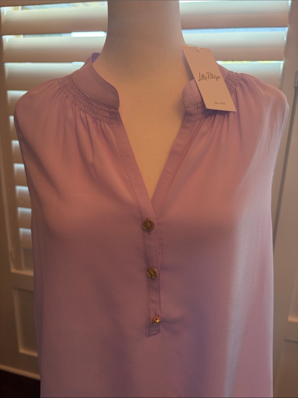 Lilly Pulitzer Sleeveless Elsa Top - Hyacinth - Picture 2 of 6